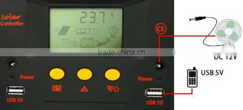 60A 48V High Power PWM Solar Charge Controller Regulator with LCD display