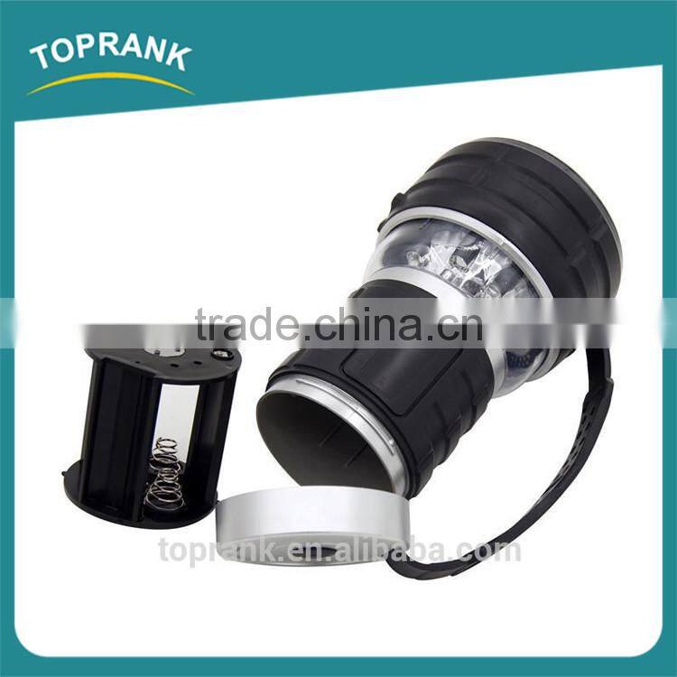 High quality 12 led black ABS decorative led camping lantern
