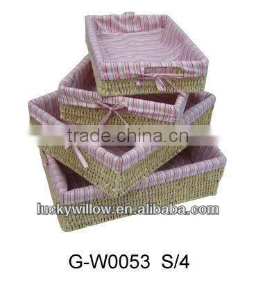 willow storage basket for five star hotel(factory provide)