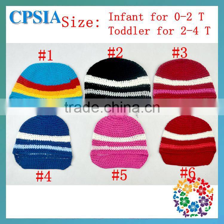 Baby Hat Summer Crochet Beanie Boy Funny Hats Baby Caps Child Hat 6 Colors for 0-4T