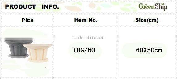 Decorative Garden Pottery from Greenship/ 20 years lifetime/ lightweight/ UV protection/ eco-friendly