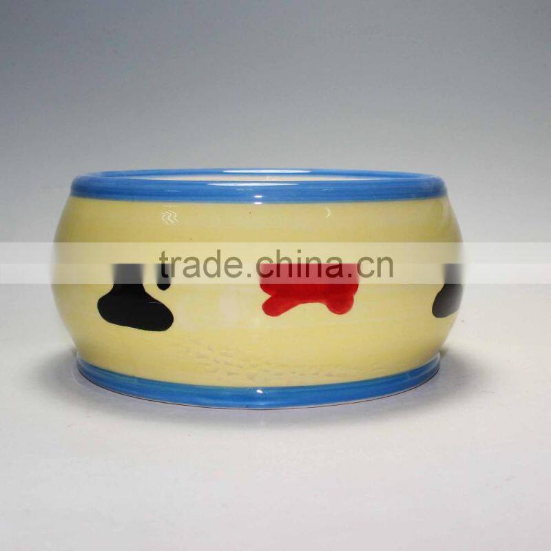 Hungry Paw-Print Pet Bowl, Bunny, Colors Vary