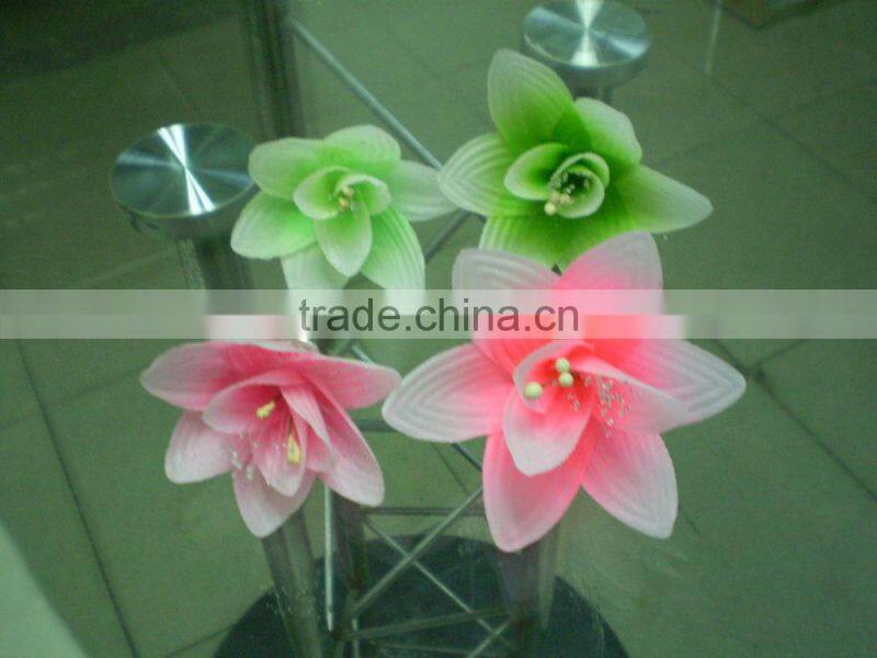 artificial home wedding fiber optic decorative flowers