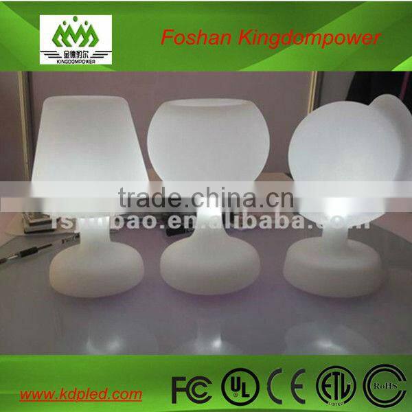 color changing clear plastic waterproof cordless led decorative multi-color lamp