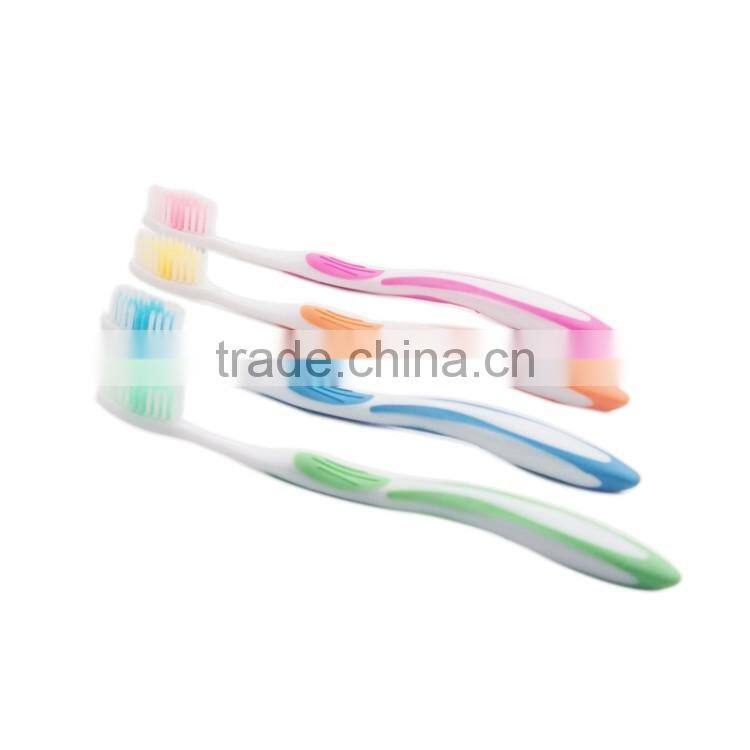 non-slip Ergonomic handle soft bristle Chinese wholesale oem brand adult toothbrush
