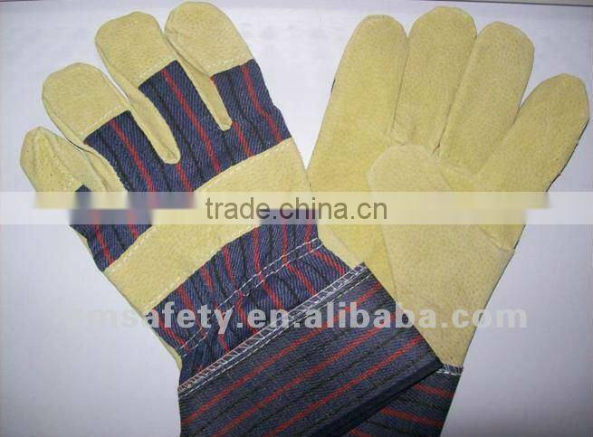 Pro fit yellow driver glove with CE approval