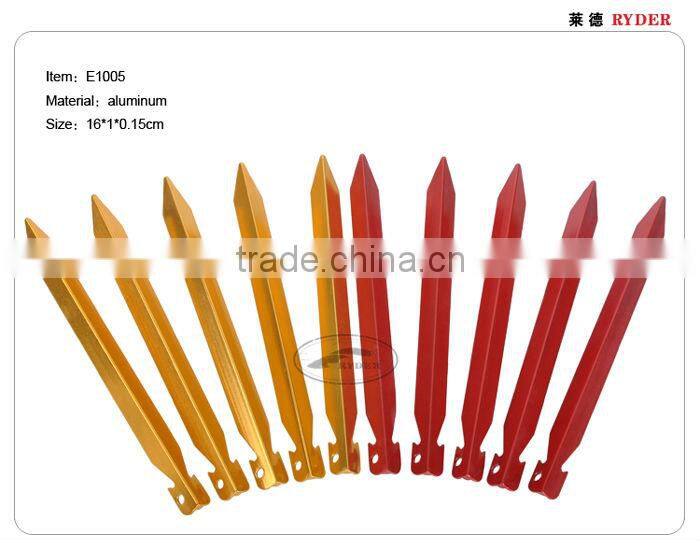 Assorted Camping Stake Nail Peg and Pole Tents