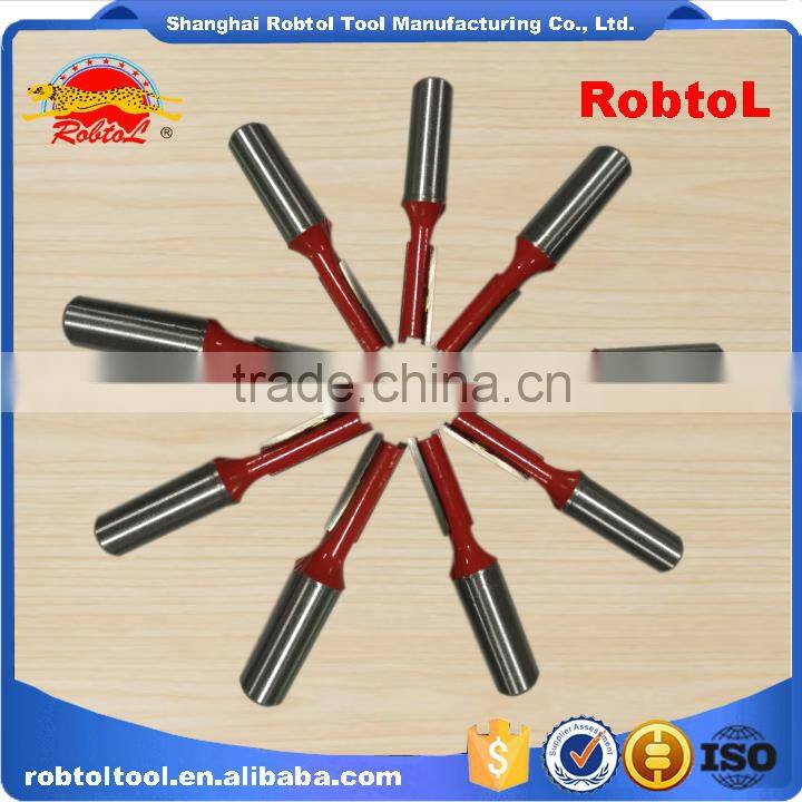 8MM Tungsten Carbide Router Bits woodworking one double flute straight shank CNC milling cutter