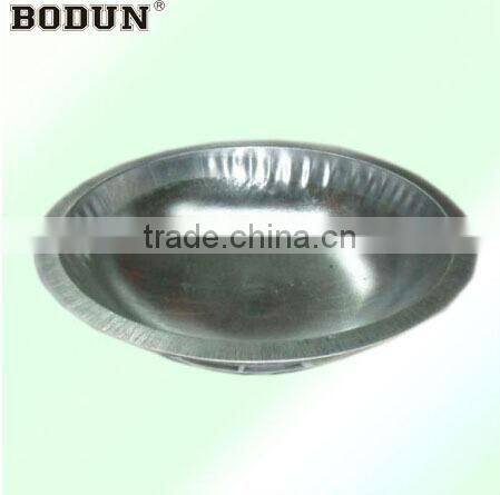 J1017 white zinc iron cement pot
