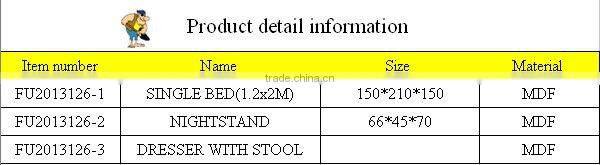 European loyal bedroom set FU2013126