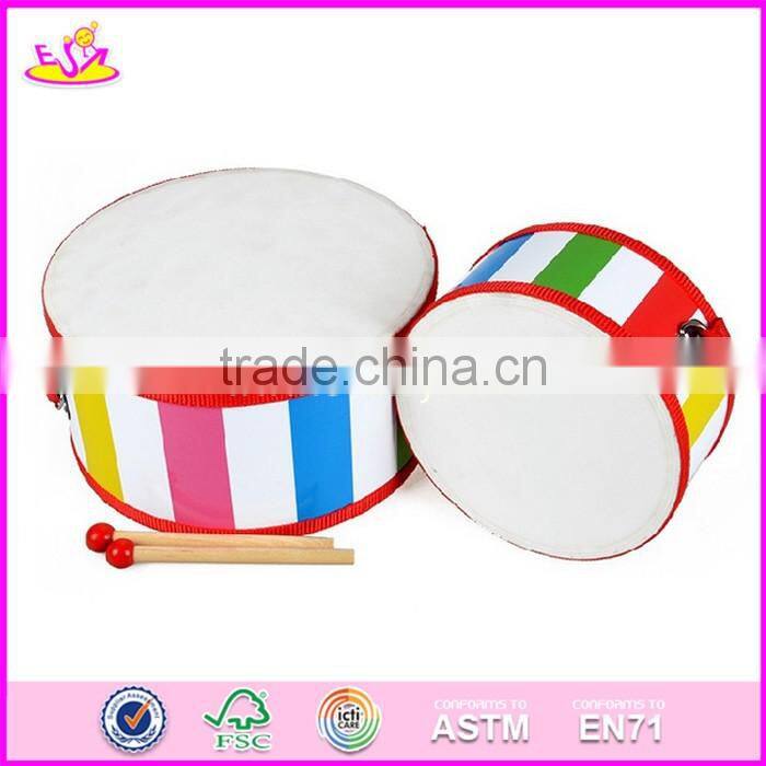 2017 new products educational toys wooden toddler drum set W07J039