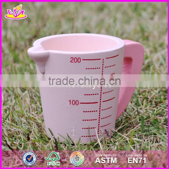 2017 New products children pretend play wooden toy set make a cake W10D013