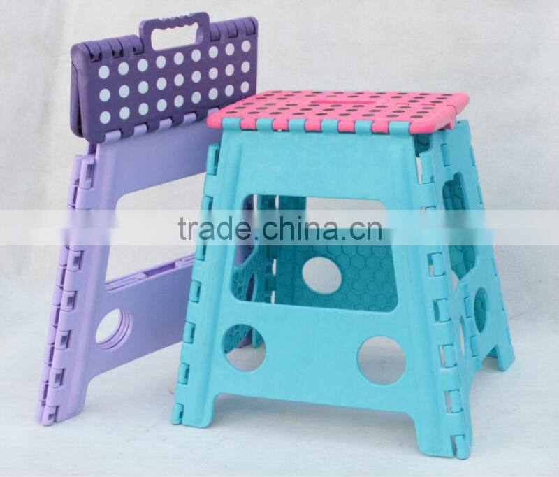 Colorful cheap protable folding step stool ,for washing car,fishing,traveling.
