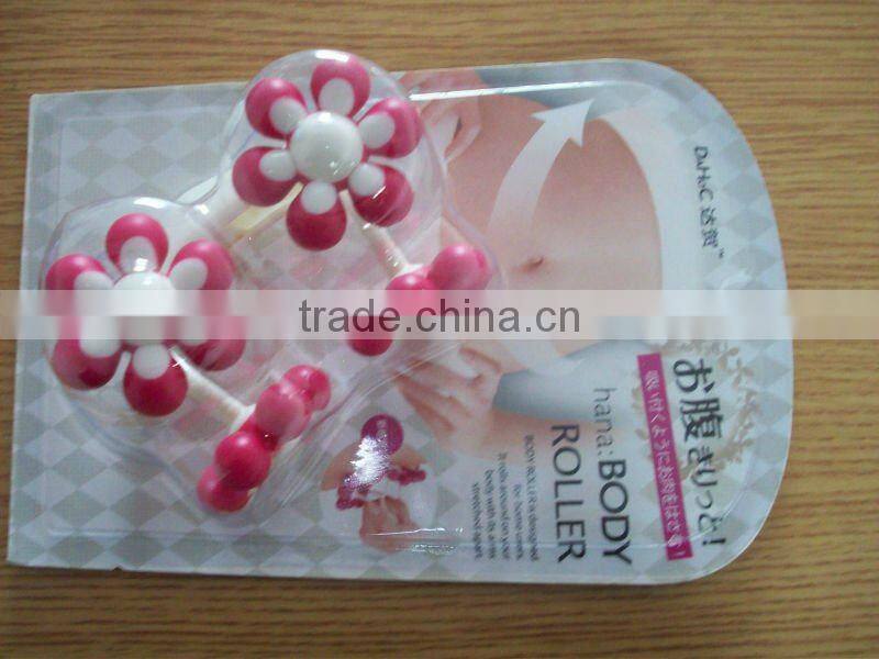 2014 flowertypes four wheels plastic massager