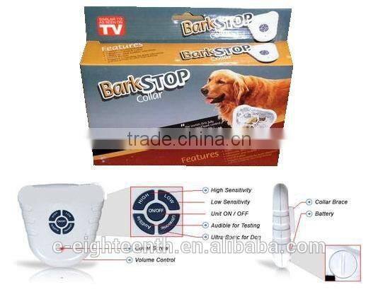 Ultrasonic Anti Barking Dog Collar Collars Training STOP Shock Control