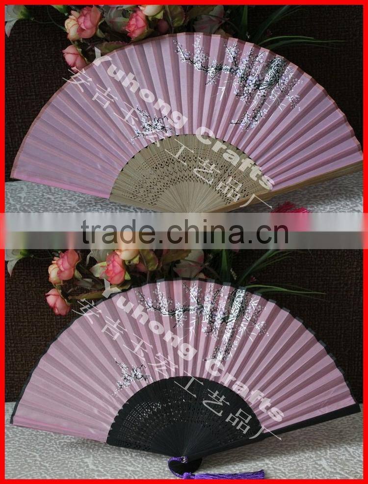 Hot selling bamboo hand held folding fan