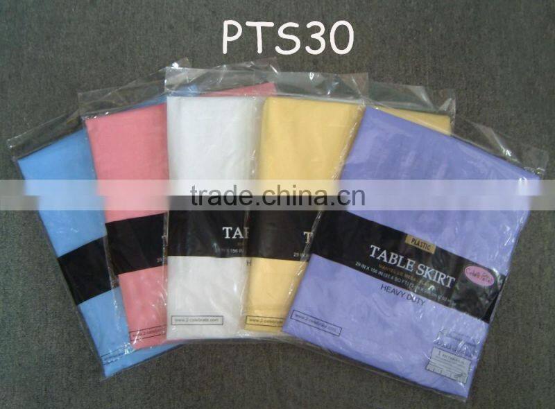 Fancy plastic Party tablecloth,disposable table cover
