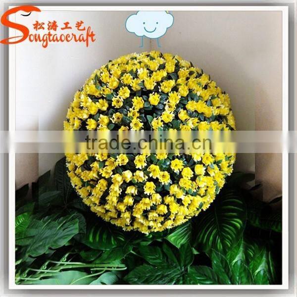 Size can be customized all types of artificial flower ball fake decor accosion artificial flower ball