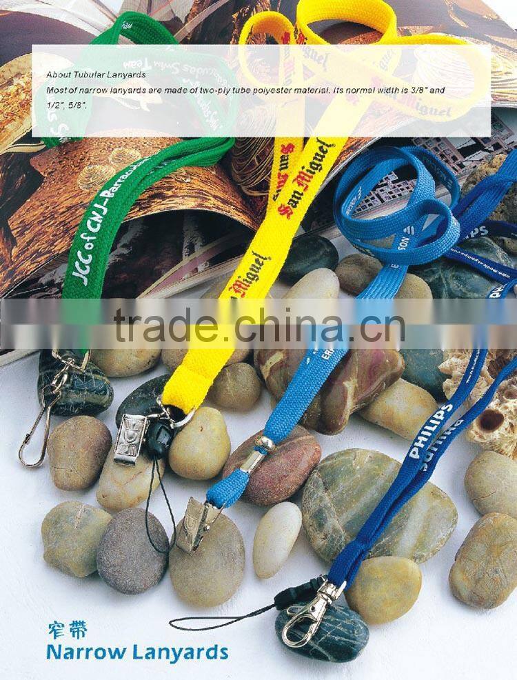 10mm wide silk-screen nylon lanyard