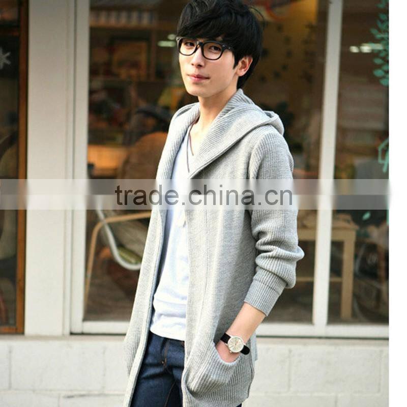 Knitting coat sweaters for men cashmere tops sweater school cardigan