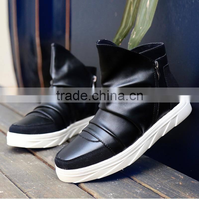 high quality white casual shoes fashion brand china factory, adults lace up casual leather shoes sneakers sample for men women
