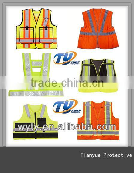 police designer safety vest reflective safety t-shirt for children