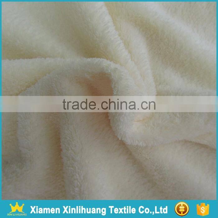China Manufacturer 100% Polyester Warp Reversible Coral Fleece Fabric