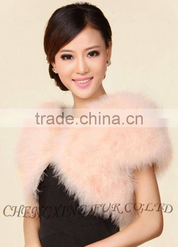 CX-G-B-219 2016 Women Apparel In Stock Women Fashion Turkey Fur Vest