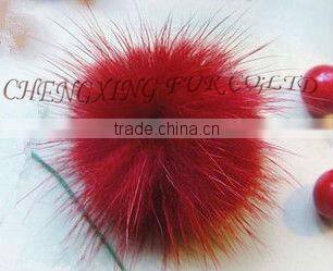CX-F-01 Mink Fur Cute Ball Fashion Ring