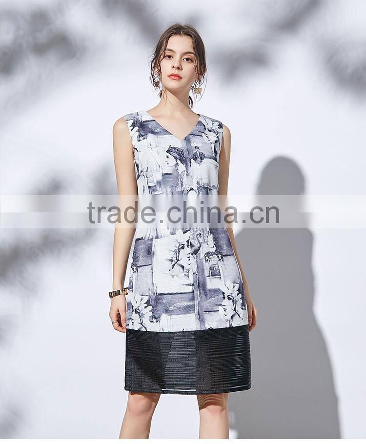 Maxnegio new product plus size printed vintage summer dresses