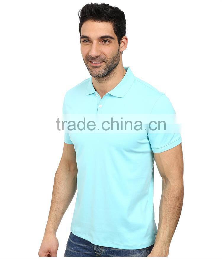 2015 mens short sleeve bright colored polo shirts