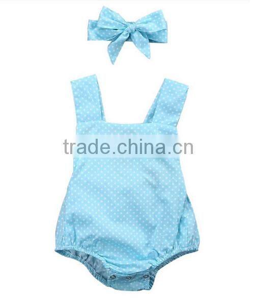 Summer Soft Infant Clothing Baby Girl Cotton Romper Toddler Floral Patterns Vintage Boutique Bodysuit