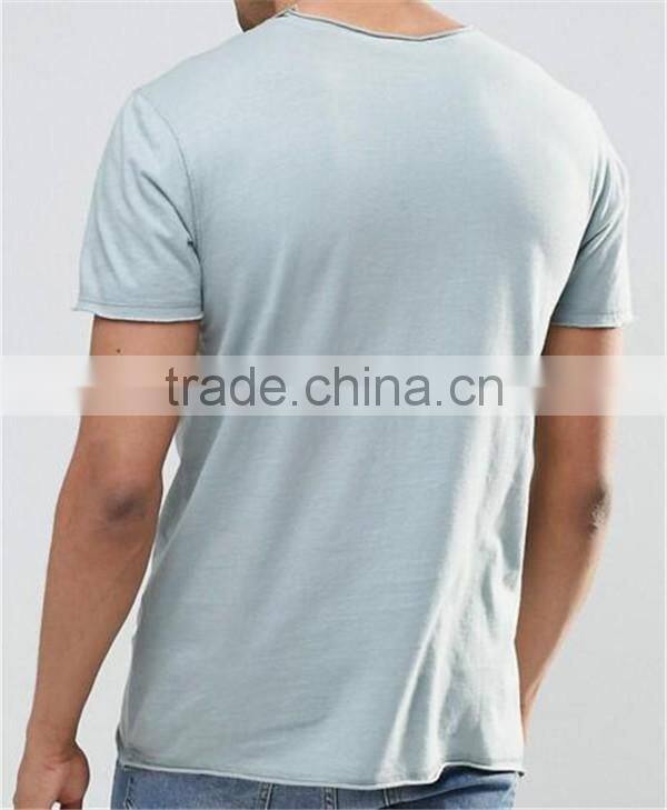 High quality cotton mens round neck t-shirt