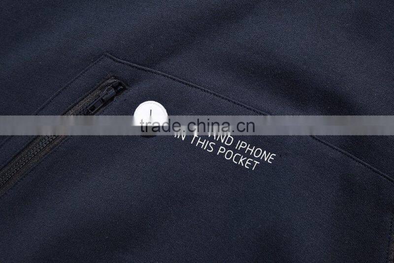 OEM Custom Logo Cheap Mens Winter Pullover Thick Fleece Lined Hoodie