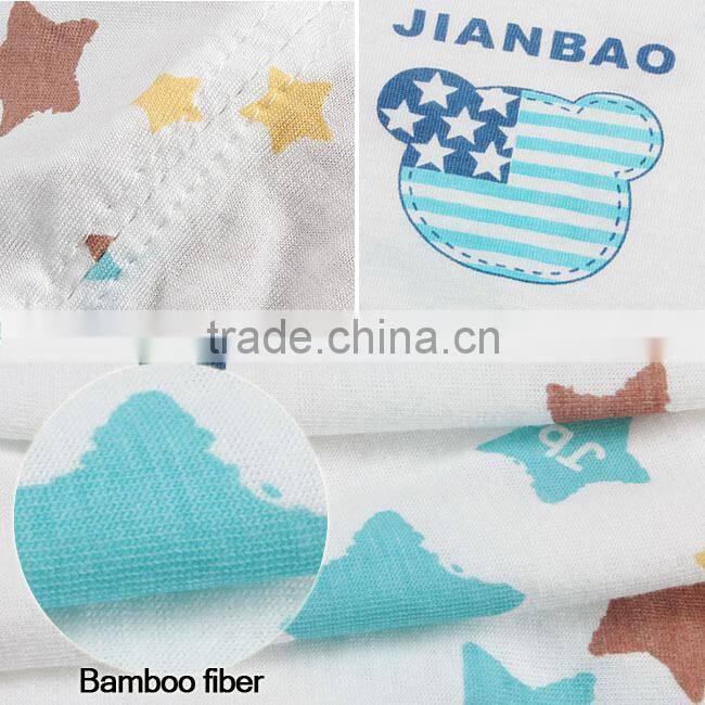 Eco-friendly Jesery Unisex Cute Long-sleeved Bamboo baby clothing set