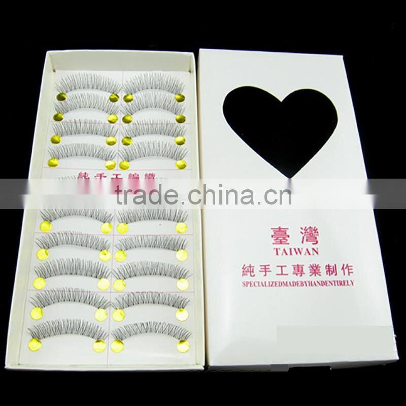 10 Pairs Makeup Handmade Natural Fashion False Eyelashes Soft Long Eye Lash Cosmetic