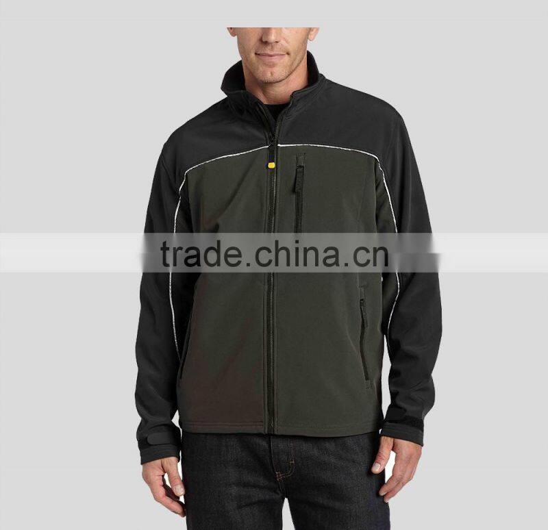 Wholesale clothing night vision softshell jacket custom jacket reflective