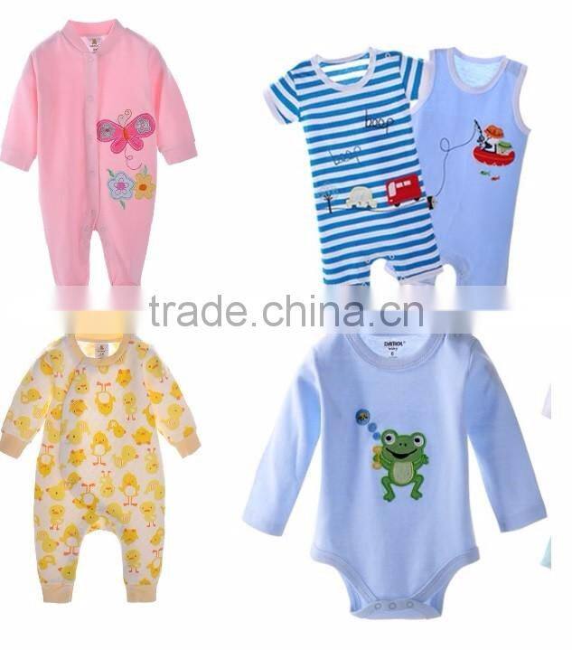 soft textile baby romper/baby suit
