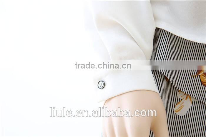 Summer Style Women Sexy Shirt Long Sleeve White Casual Lady Blouse Tops office shirt