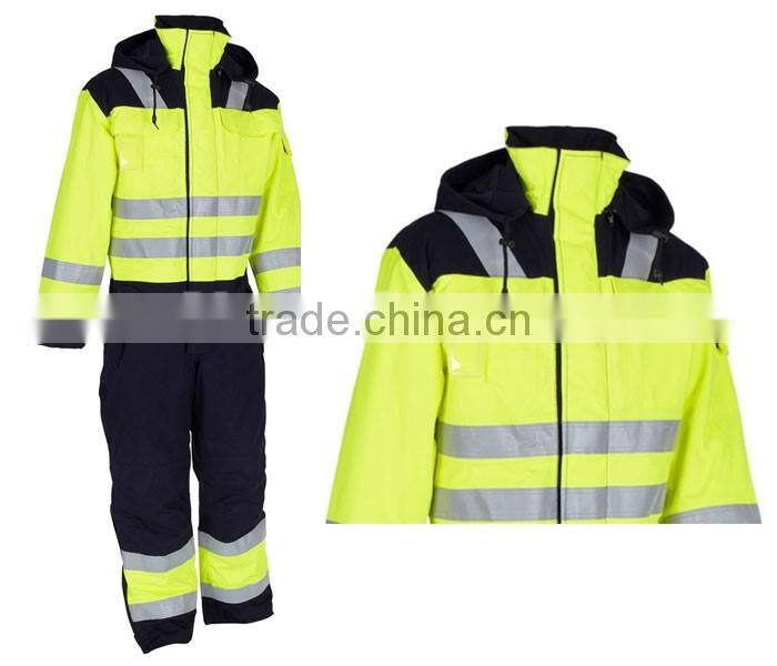 durable bright color anti static padded lining FR coverall