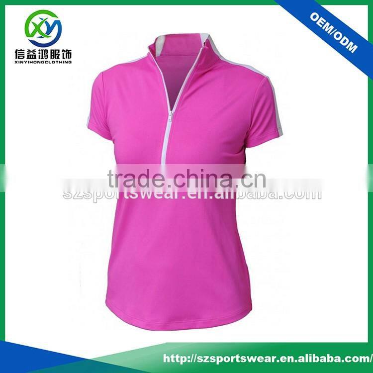 High quality polo shirts Dry fit pique material for women