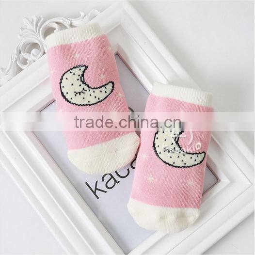 baby cute cotton socks, silicone print baby socks,baby socks