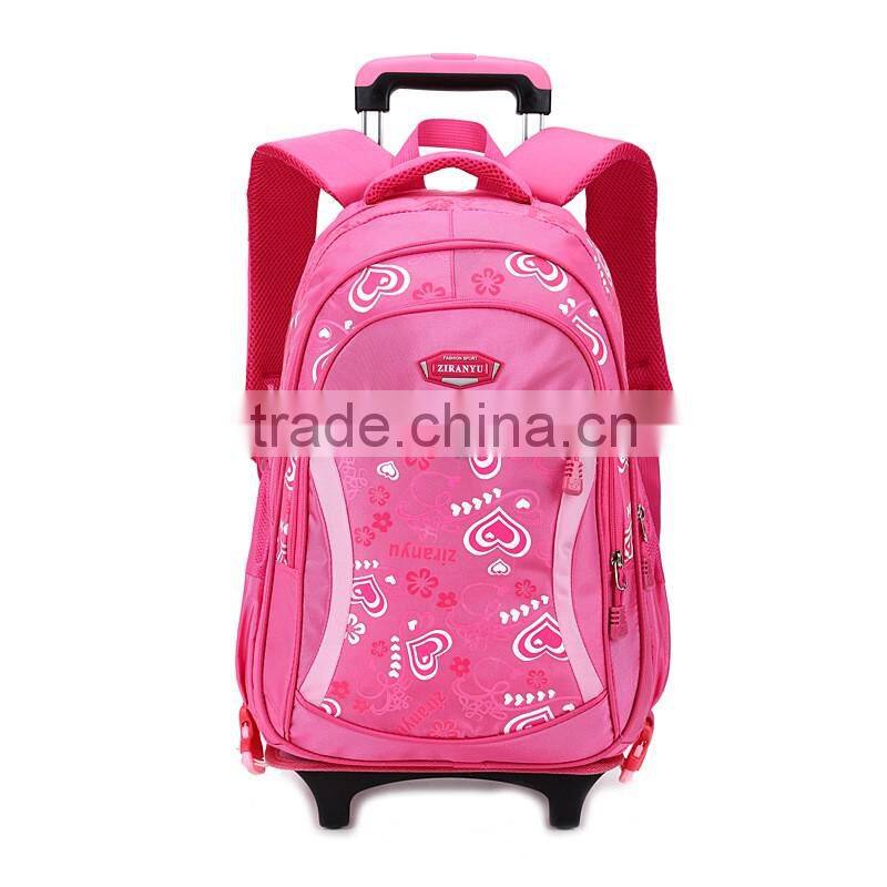 Hot Sale Latest Fashion trolley bag school bag for child