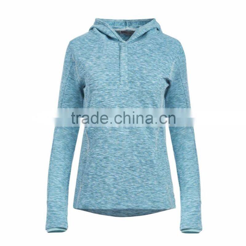 Wholesale Price Woman Dry Fit Slim Stretchy Gym Pullover Hoodie