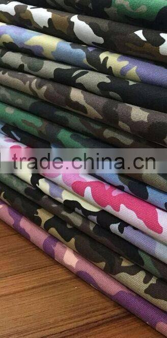 Designer custom half placket camo shirt