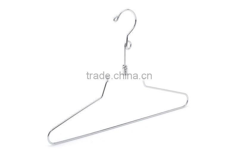 Semi-clear luxury white large plastic hanger
