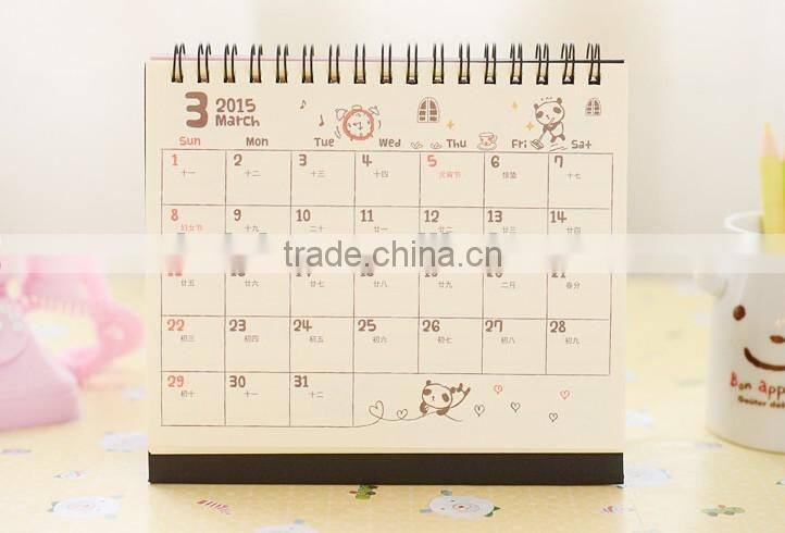 Cheap wholesale wall calendar/desk calendar/2015 calendar OEM printing