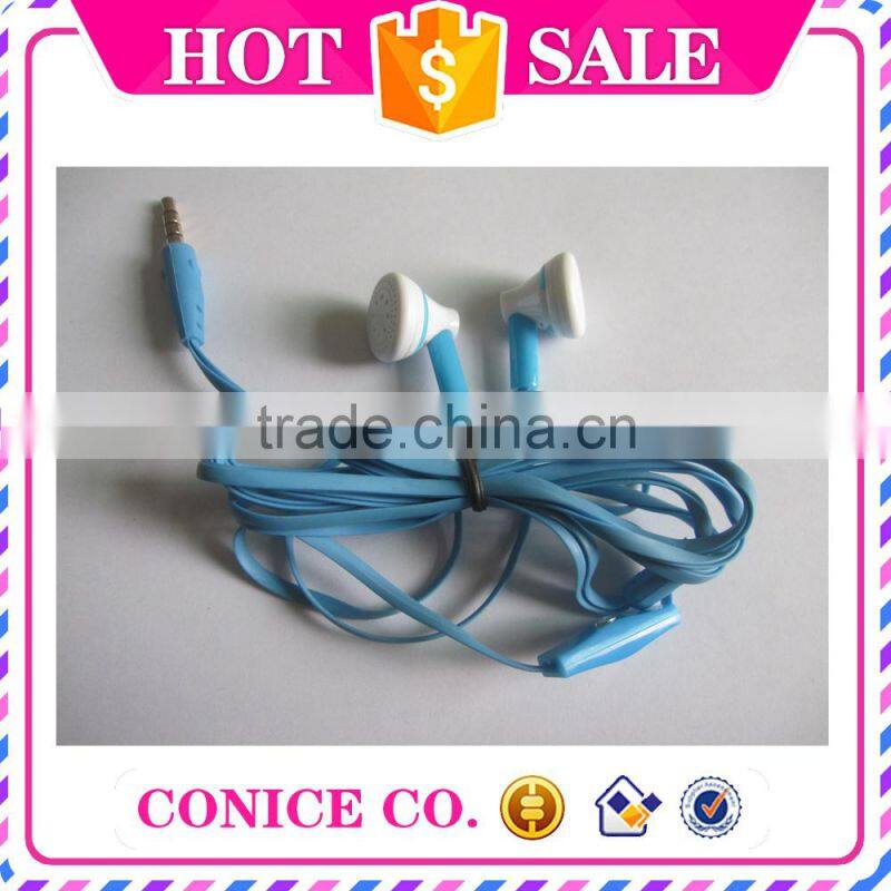 2015 Fashion earphone with mic price types of earphone for mobile with wired made in china