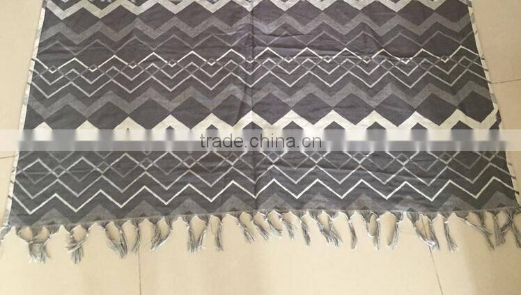 high quality bamboo turkish towel with tassel