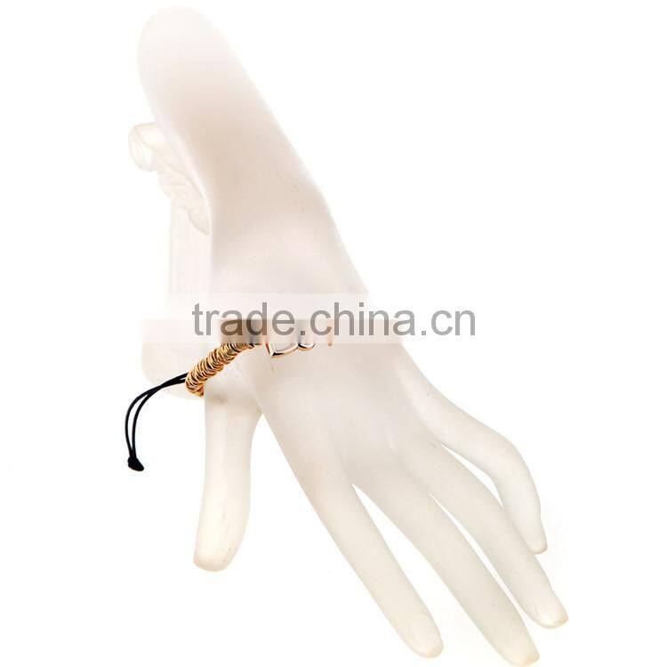 2015 fashion metal circle chain bracelet 1